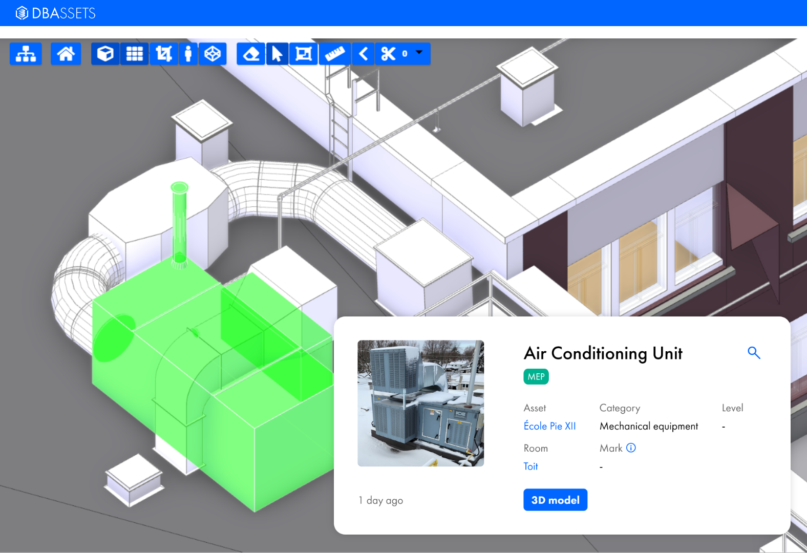 High-Performance BIM 3D Viewer for Asset Models | DBABIM